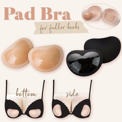 Bush Pad Wanita Penebal Bra Busa Tambahan Bh Dengan Perekat Busa Tebal Bahan Silikon Model Rekat