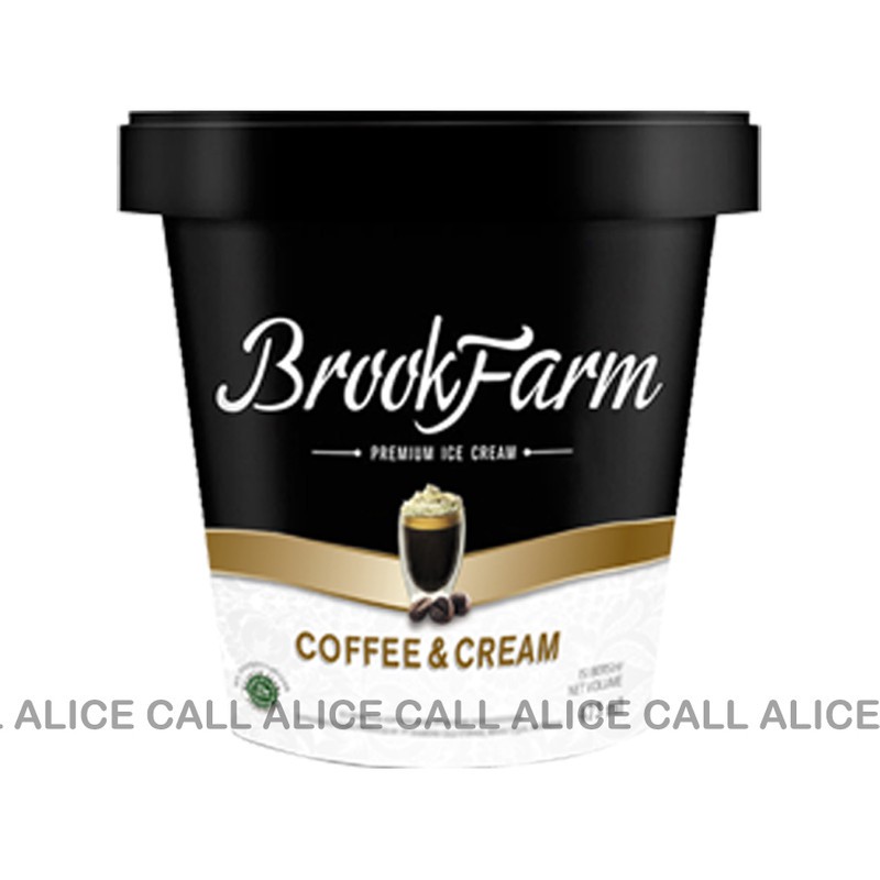 

ES KRIM BROOKFARM ICE CREAM COFFEE & CREAM 473ML