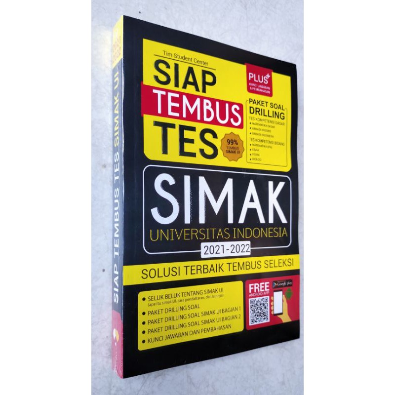 Buku SIAP TEMBUS TES SIMAK UI 2021 - 2022-2
