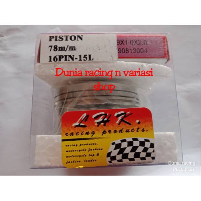 Piston LHK 78 pin 16 Asli dan original LHK Thailand