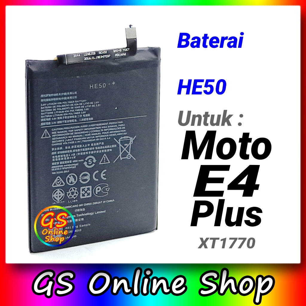 Baterai Moto E4 Plus XT1770 HE50