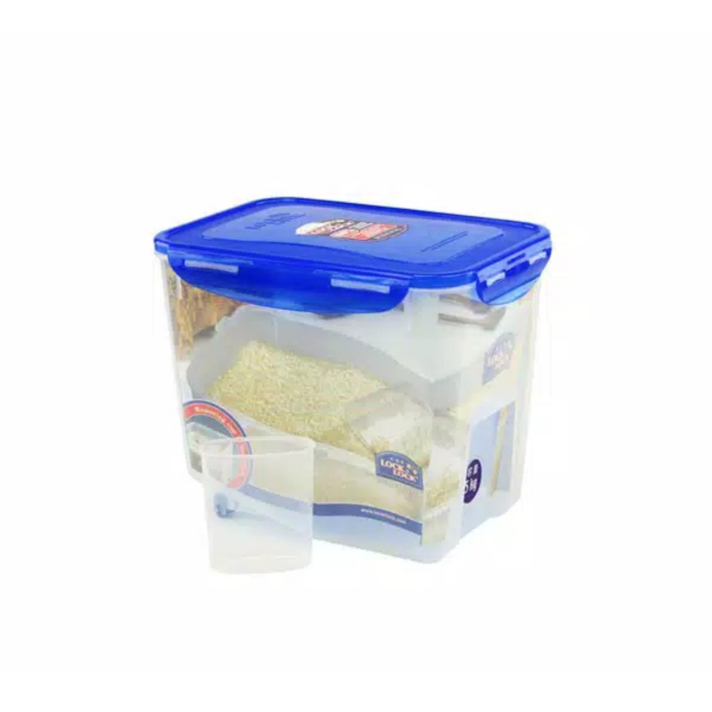 [Lock n Lock] - HPL500 - Rice Case 7L W/Cup - Tempat Beras 5KG
