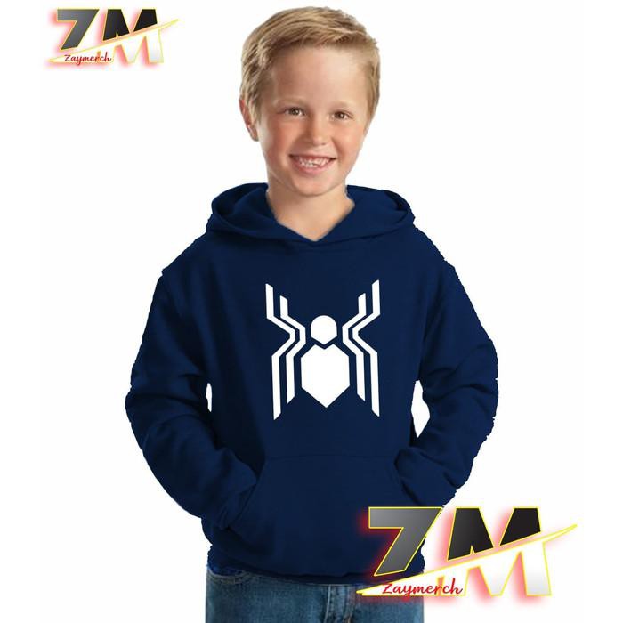 ( Hoodie ) JAKET HOODIE ANAK SPIDERMAN FAR FROM HOME FILM SUPER HERO Hoodie Anak Laki Laki