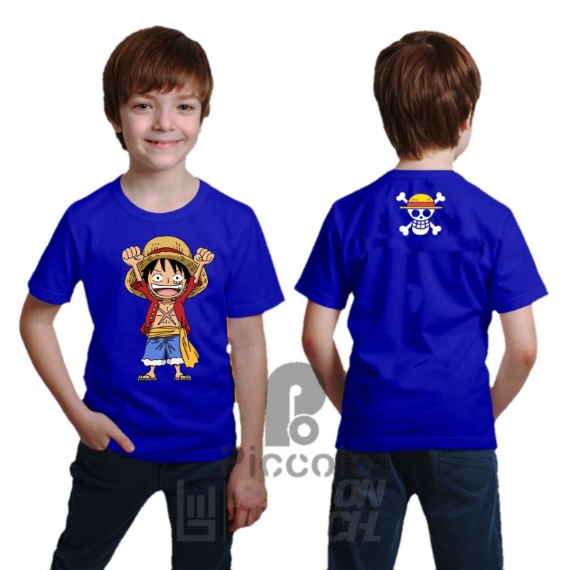 KAOS BAJU ANAK ANIME ONEPIECE BAHAN PREMIUM