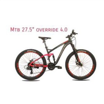 sepeda MTB 27.5 Pacific Override 4.0 sepeda gunung