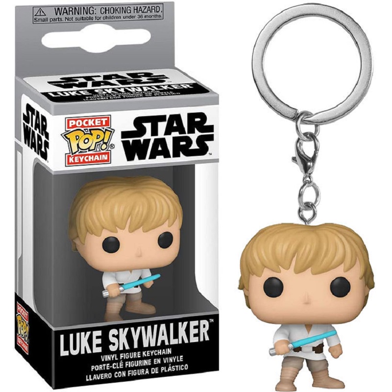 1pc Gantungan Kunci Funko POP Star Wars Bahan PVC Untuk Koleksi