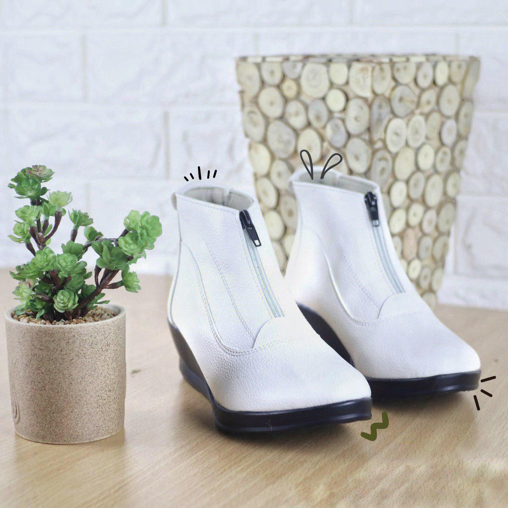 Sepatu Kerja Wanita Boots Kerja Wanita Boot Wanita Erina Original by Etnikshoes