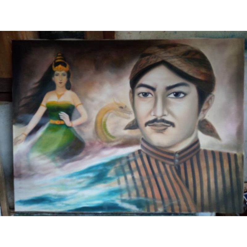 lukisan sunan kalijaga 80x60cm
