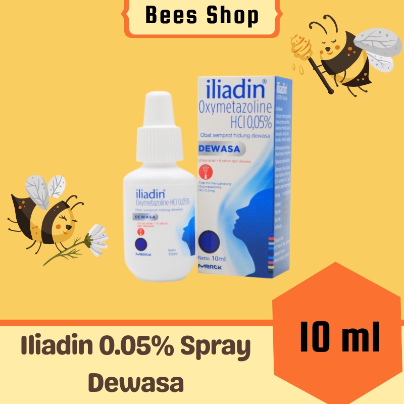 Iliadin Dewasa 0,05% Nasal Spray 10 mL Tetes Hidung