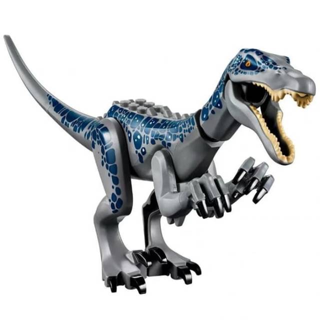 blue jurassic world lego