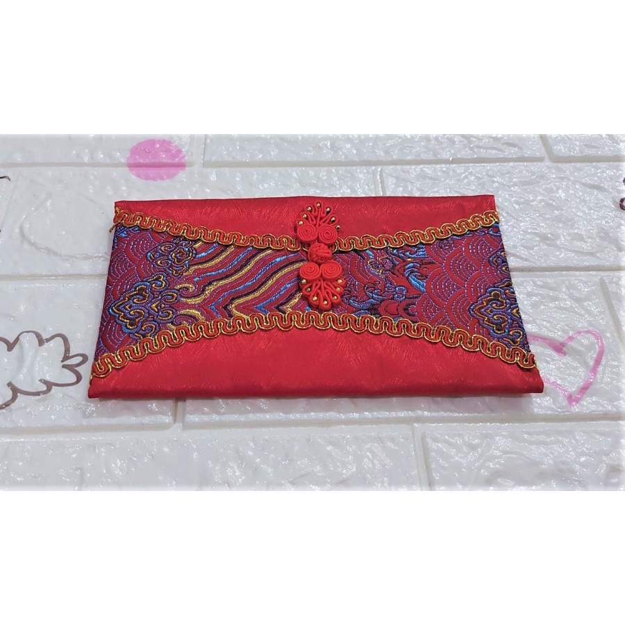 

Angpao Imlek Model Dompet Kain Motif Premium Kado Soevenir Imlek Sale