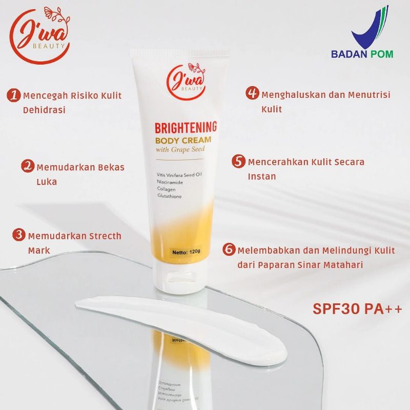 jiwa beauty handbody whitening