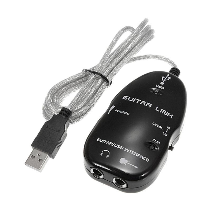 Grab Medan Guitar Link USB Efek Gitar Cable Sound Card soundcard audio USB Recording AY07