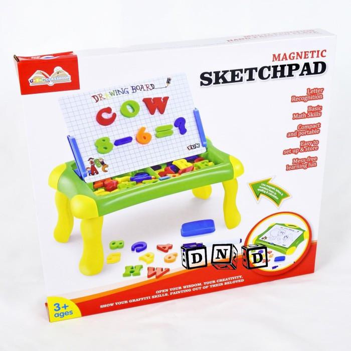 

Mainan Anak Magnetic Sketchpad Board Papan Tulis Magnet 2 In 1