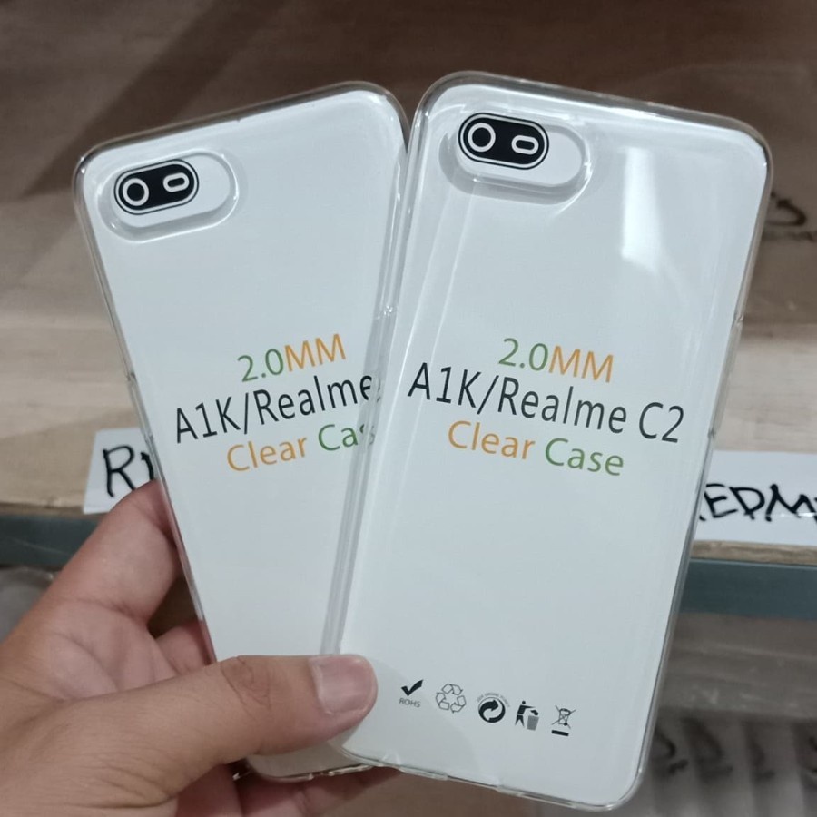 SOFTCASE CLEAR HD TPU PREMIUM REALME C2 / OPPO A1K - GA