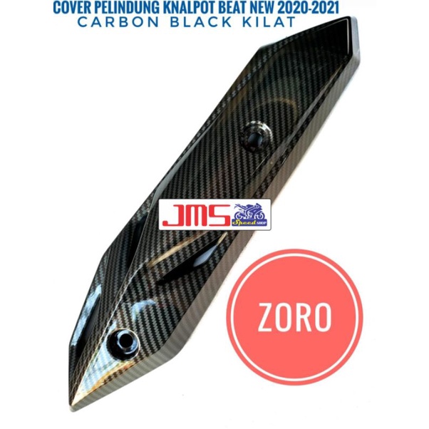 cover tutup carbon kipas dan knalpot beat esp new tahun 2020-2021 set zoro