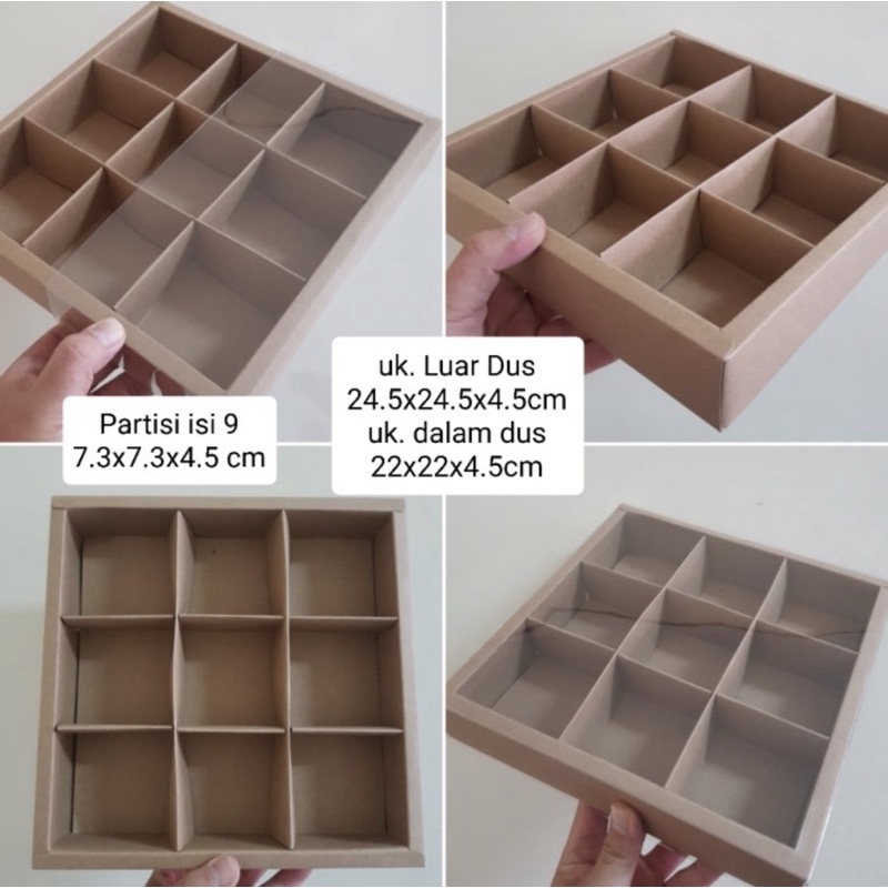 

Dus cokelat sekat 9 mika polos eggtart fruit tart dll (HARGA UNTUK 5 PCS DUS)