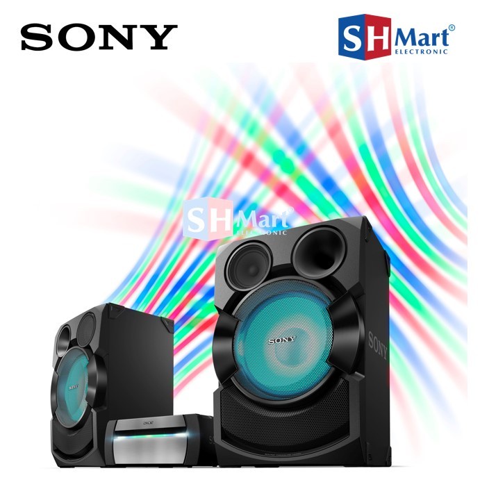 SONY COMPO HOME AUDIO SYSTEM WITH DVD BLUETOOTH SHAKE-X70D SHAKE X70D