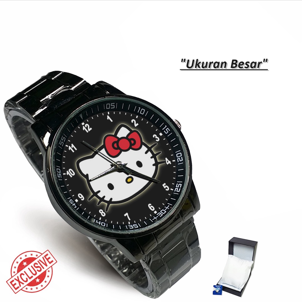 Jam Tangan Rantai Couple HELLO KITTY (Special)