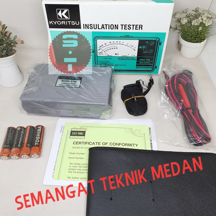 3166 ANALOG ANALOGUE MAGGER TESTER INSULATION TESTER 3166 KYORITSU