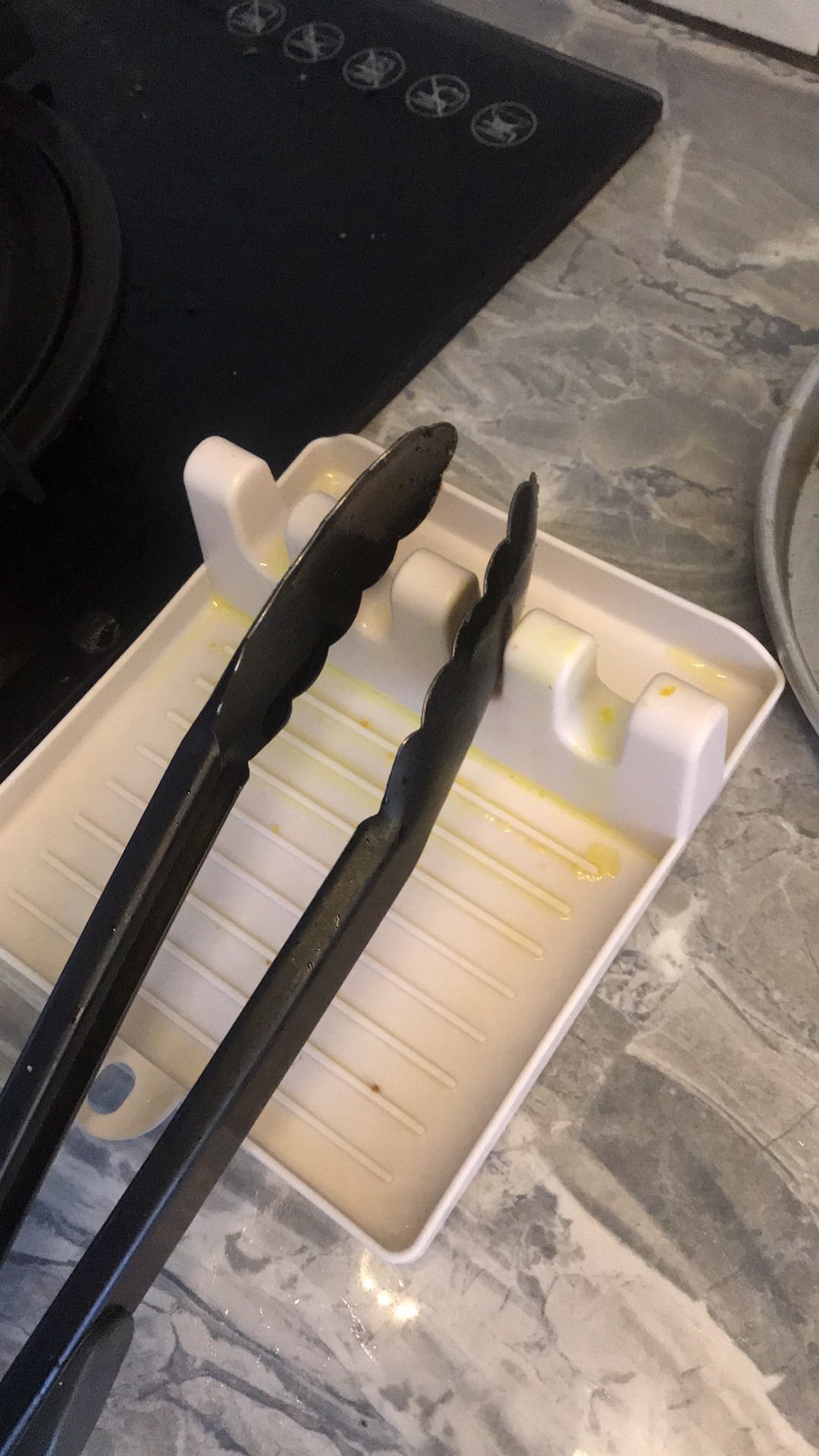 Holder Peralatan Masak Tatakan Rak Spatula Sutil Tutup Panci Non-slip