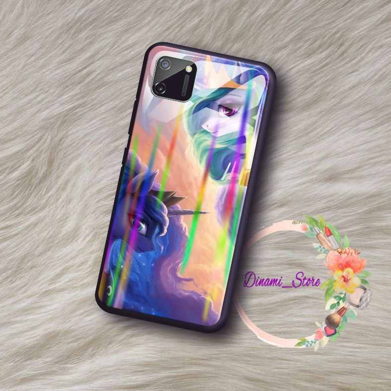 Back Case Glass Aurora KUDA PONI Realme C1 C2 C3 U1 2 2 Pro 3 Pro 5 5i 5s Pro 6 Pro X Xt C11 DST481