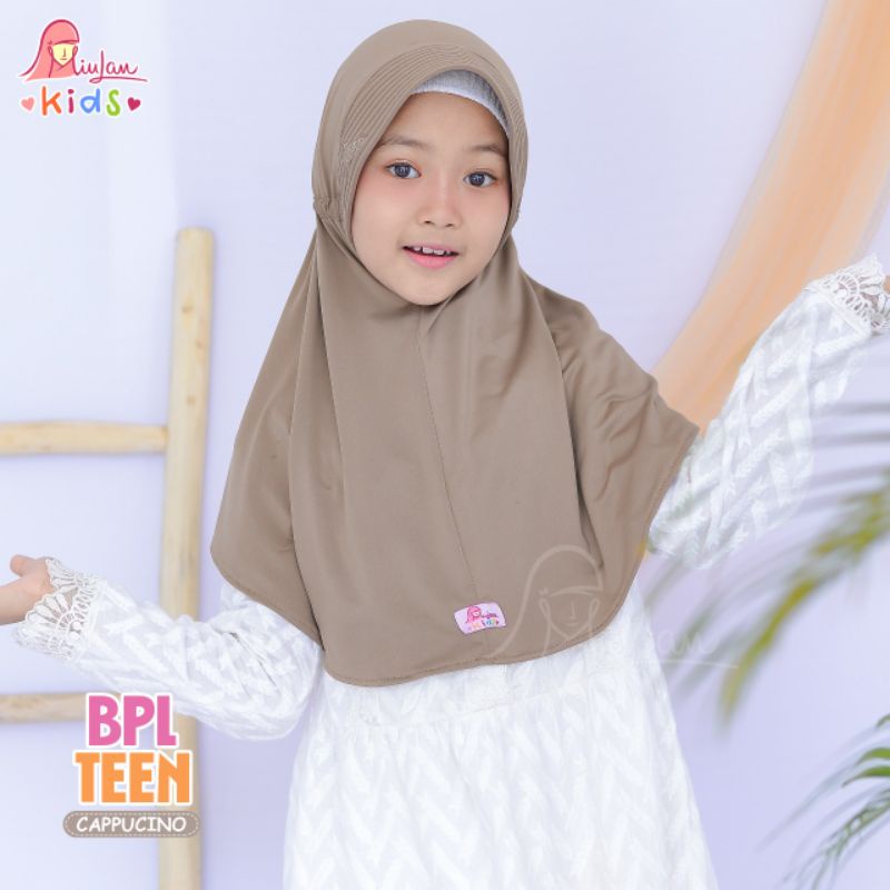 Hijab Anak Miulan Plain Laura Teen BPL Teen Miulan Jilbab Anak Sekolah SD 2 3 4 5 Jilbab Tanggung