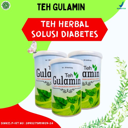 

TEH GULAMIN Herbal Atasi DIABETES Kencing Manis Menormalkan Gula Darah Aman Tanpa Efek Samping ORI