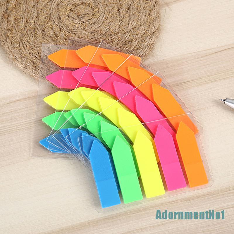 [AdornmentNo1]Colored Memo pad Lovely Sticky Paper Post it Note School Office Supplies