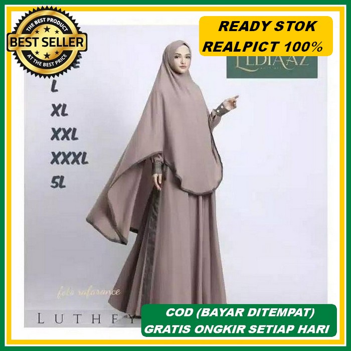 Baju Gamis Wanita Terbaru 2022 | Dress Remaja Jumbo Size S-M-L-Xl-Xxl-Xxxl | Gamis Polos Hitam Kekin