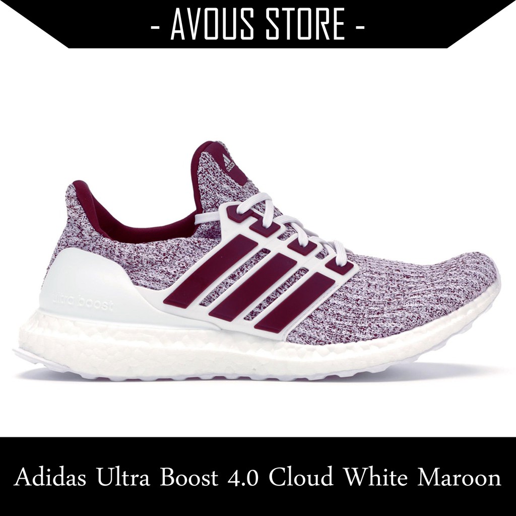 Ajh Ultra Boost 4 0 Cloud White Maroon Hrdsindia Org