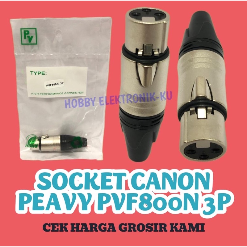 SOCKET CANON PEAVY PVF800N 3P