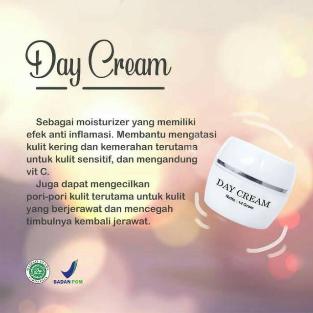 MELLYDIA DAY CREAM PEMUTIH PENCERAH WAJAH PENGHILANG JERAWAT AMAN BPOM