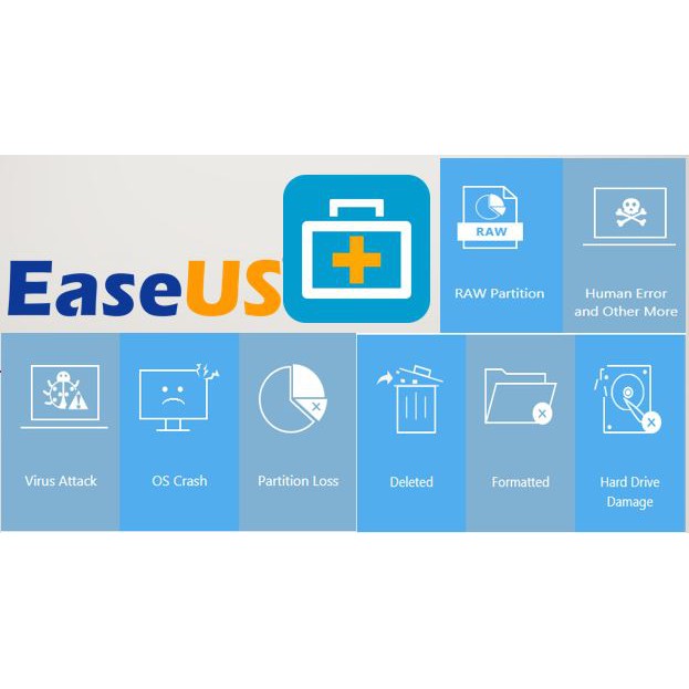 Easeus Data Recovery dan Easeus  Partition Master (Sepaket)