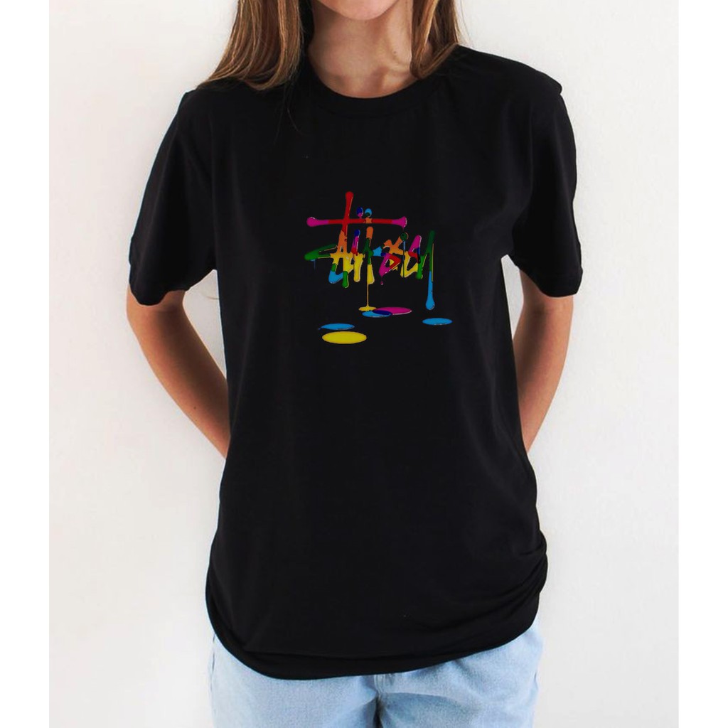 Barang Mantan Kaos Wanita Katun / Baju Atasan Wanita - Stussi