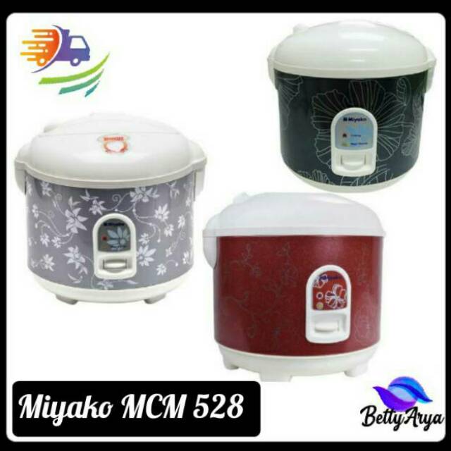 Miyako MCM 528 BGS Rice Cookerr - Merah [1.8 L] 100% ORI MCM528 MCM528