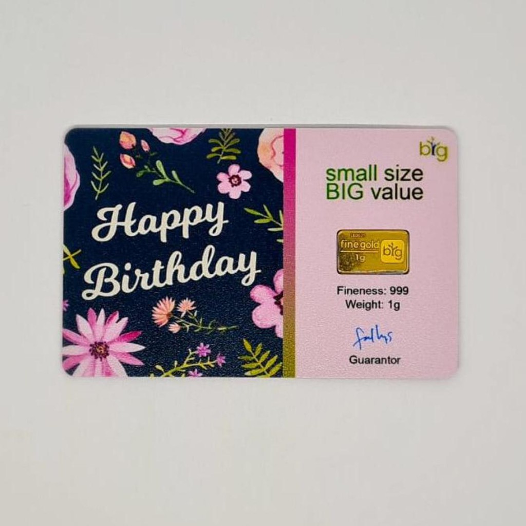 Logam Mulia /Emas BIG/Emas mini /BIG GOLD 1 Gram Exclusive Pack