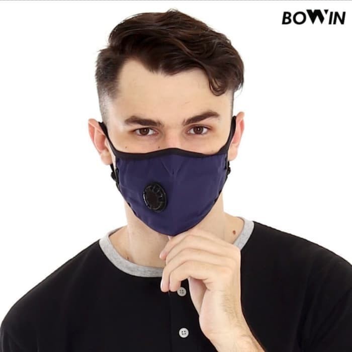 Masker Bowin Navy N95 CV Masker Kesehatan/Masker Polusi/Masker Motor