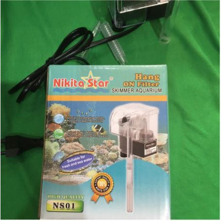 hang on filter Nikita star NS 01 filter gantung hanging skimmer aquarium