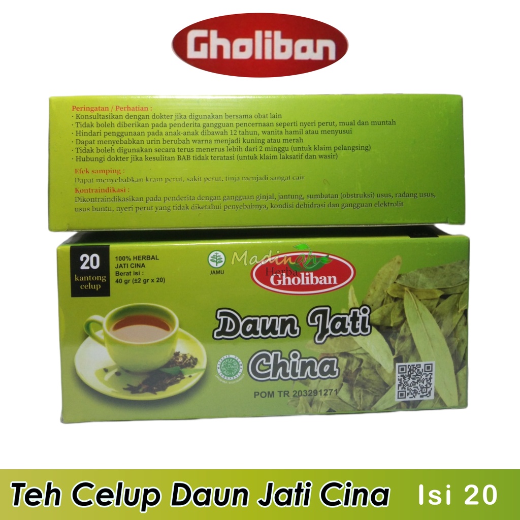 Teh Celup Daun Jati Cina Gholiban