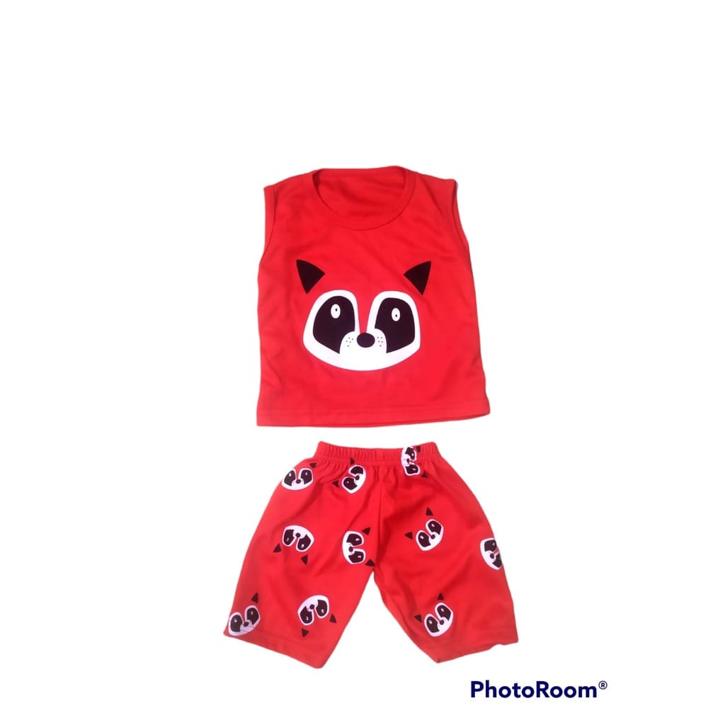 SETELAN BAJU ANAK BAYI SINGLET LUCU ANIMAL UNTUK BABY 0 BULAN-2 THAUN