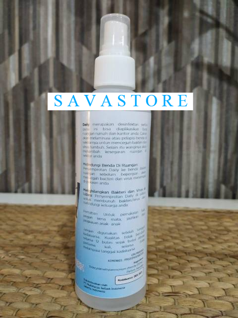 DAILY DESINFEKTAN ANTISEPTIC SPRAY 250ML KHUSUS UNTUK RUANGAN - ECER GROSIR