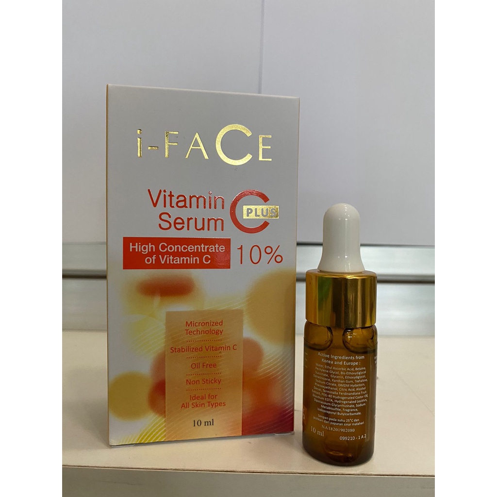 I-Face Vitamin C Serum 10ml / Vitamin Wajah / Kulit Cerah / Antioxidant
