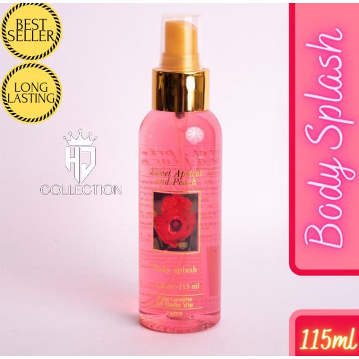 Parfum wanita Yves Laroche Sweet Apricot And Peach Body Splash 115ml