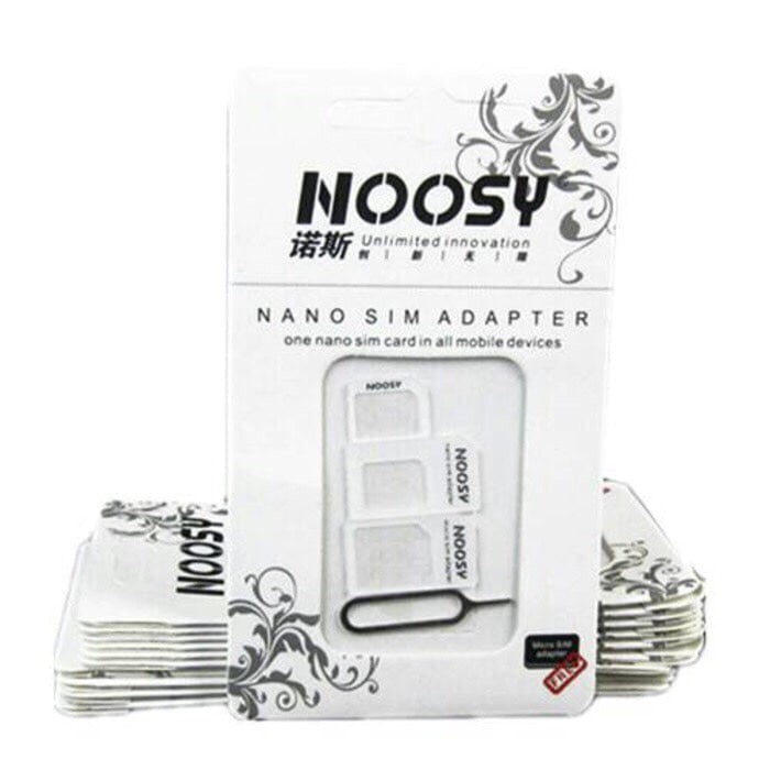 Noosy Nano / micro SIM card Adapter + Ejector Stick