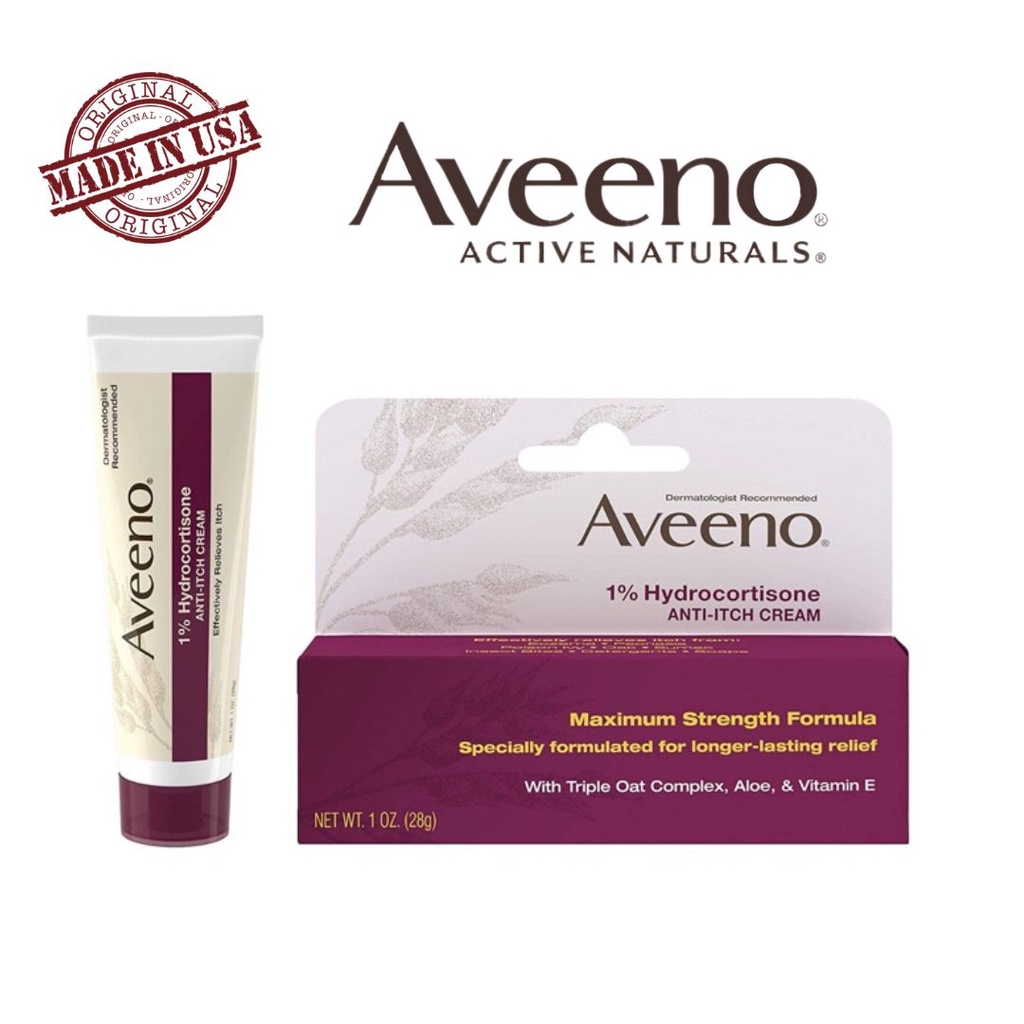 Aveeno 1% Hydrocortisone Anti Itch Cream 28gr