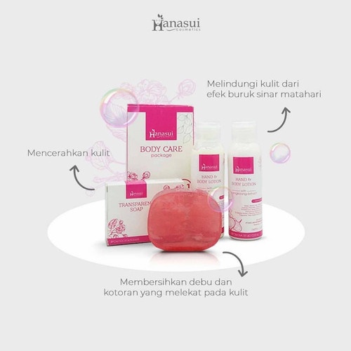 Hanasui Body Care 3in1 / Paket Lotion Hanasui Perawatan Kulit Original BPOM