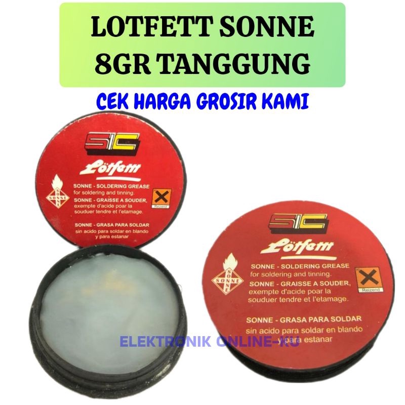 LOTFETT MINYAK PASTA SOLDER 8GRAM TANGGUNG