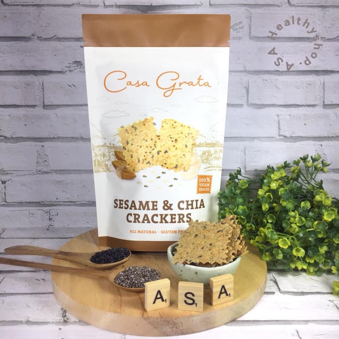 

Casa Grata Sesame & Chia Crackers