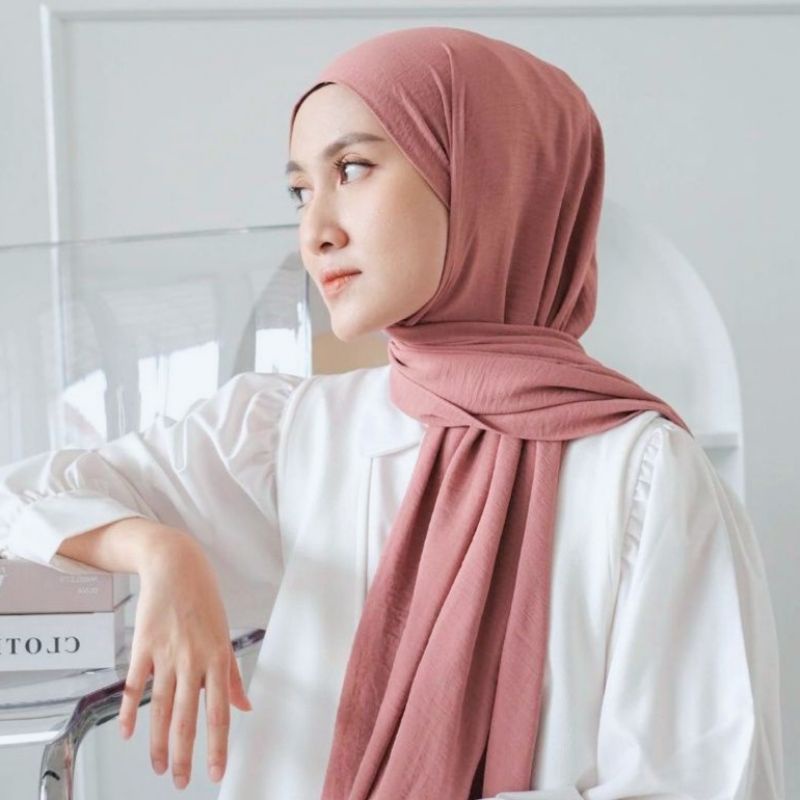 Pashmina Crinkle Airflow Premium / Pashmina Crinkle Flowy Shawl
